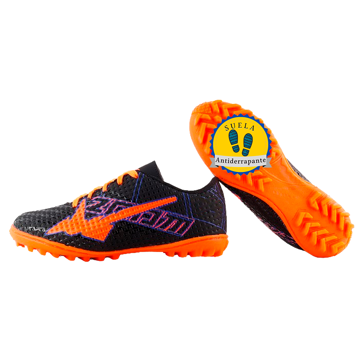 Tenis Fútbol Rapido Deportivo Cosidos Soccer Juvenil 09-nnr.