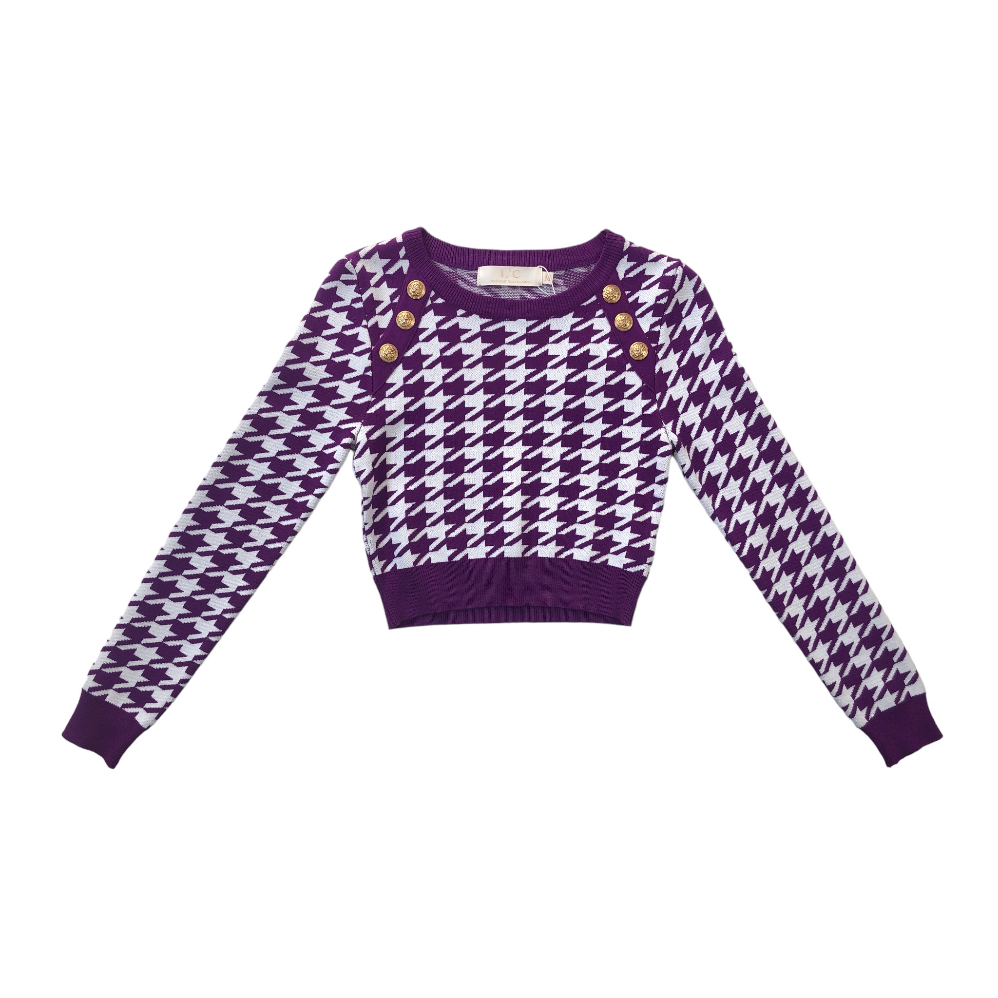 Suéter Crop Top LC DESIGNS COLLECTION.