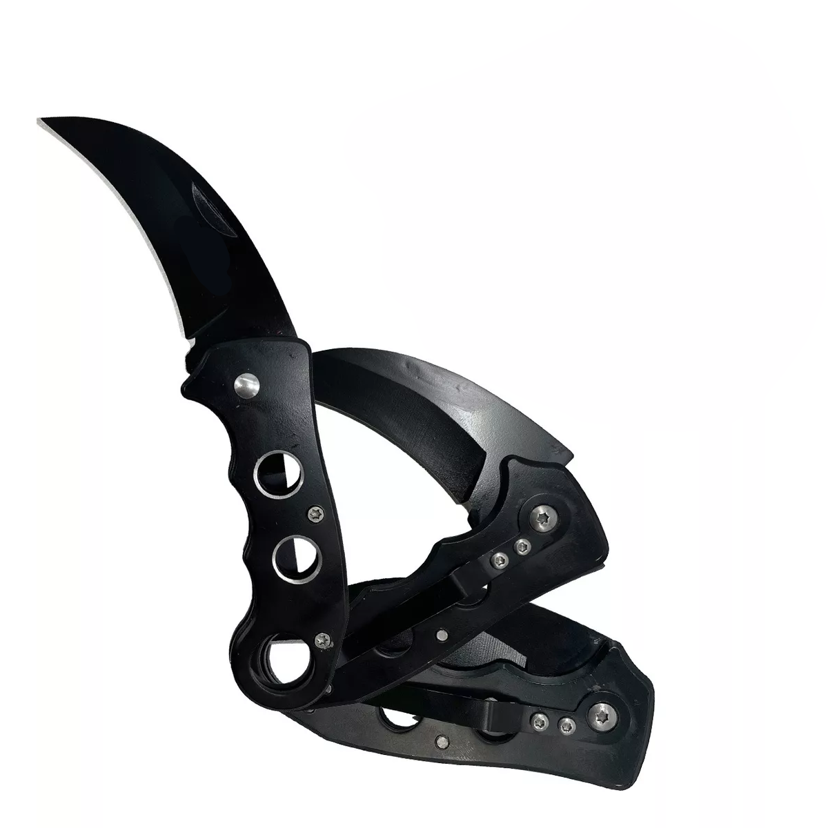 Navaja Mariposa Cuchillo Plegable Negro Militar Tac