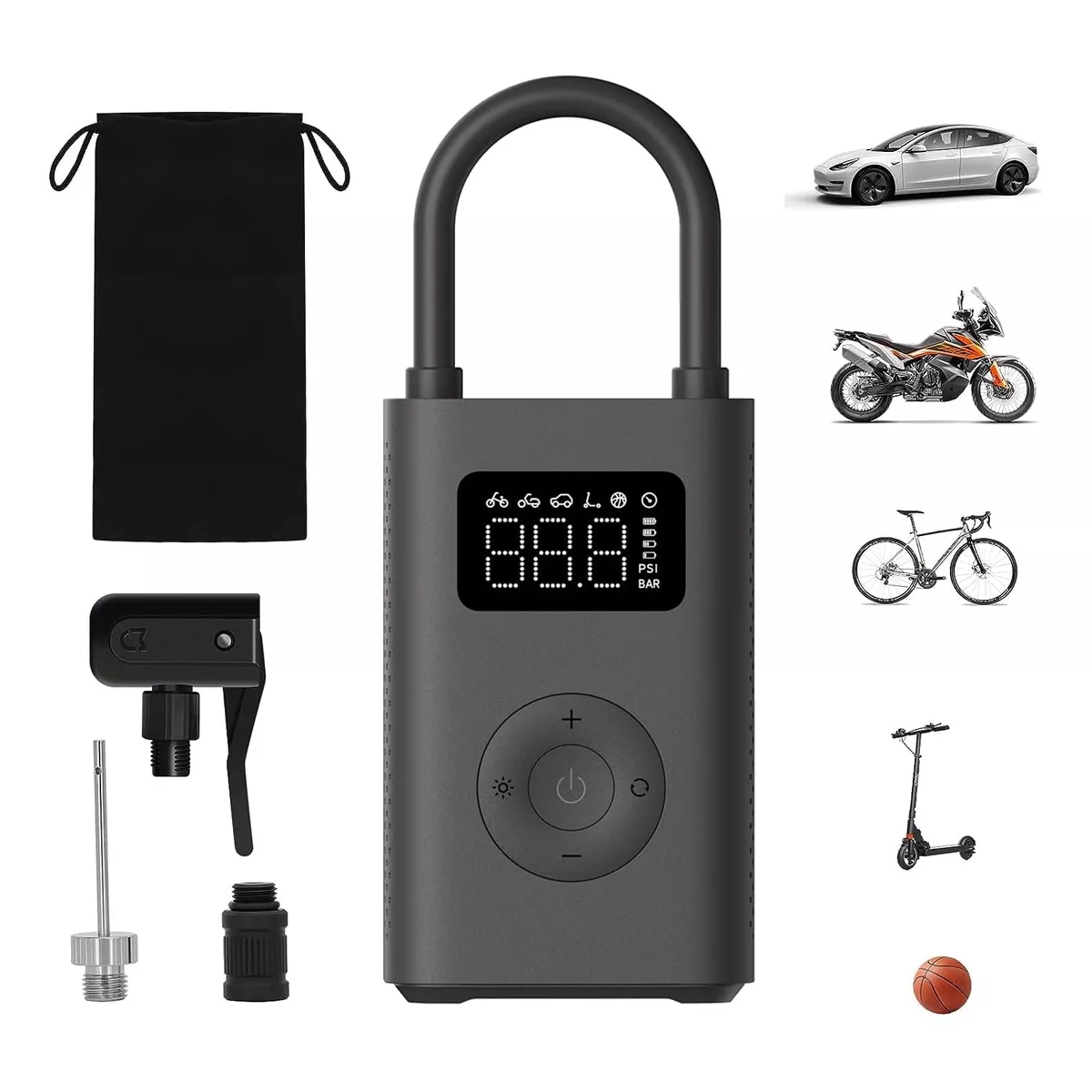 Inflador De Neumáticos 2s Compresor Bomba Portátil
