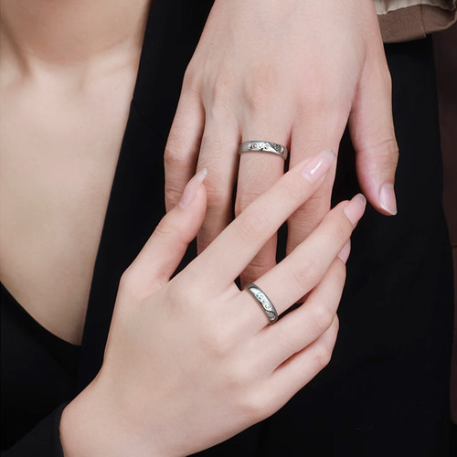 Anillo Corazón Plata De Ley 925 Ajustable – Circonita – Regalo Para Mujer, Niña, Pareja – Compromiso, Promesa, Amistad