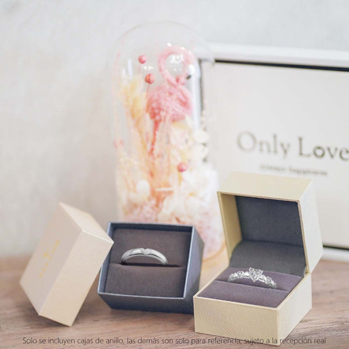 2 Anillos Promesa Plata Fina 925 Moderno Parejas Compromiso