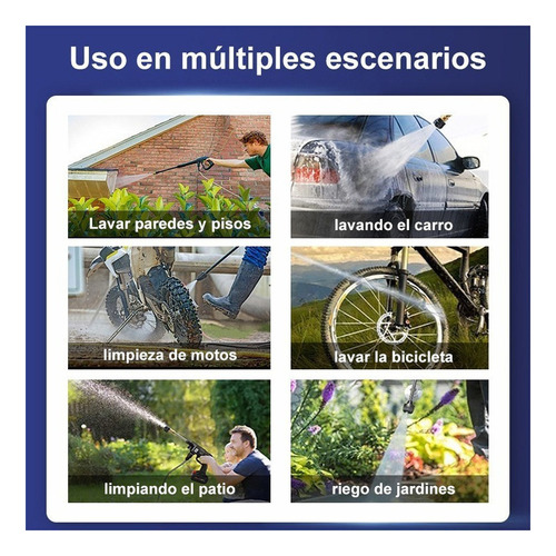 Pistola para hidrolavadoras electrica inalambrica y portatil Adeske A1001B