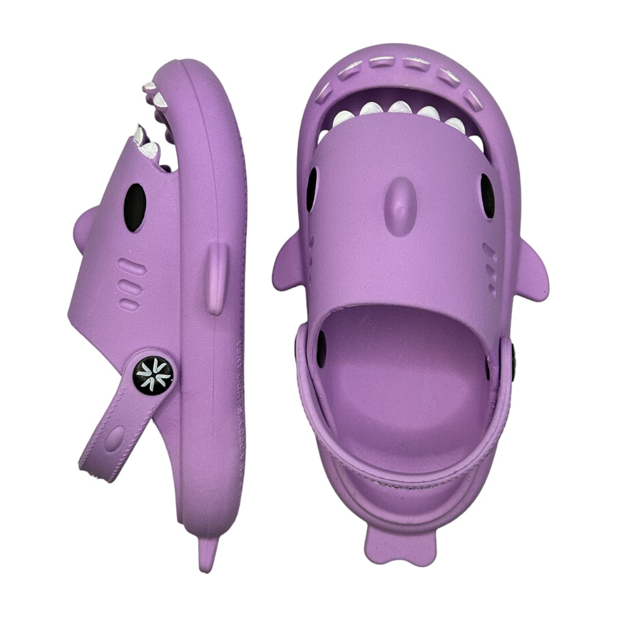 Sandalia Tiburón Sponge Para Bebés Antideslizante Olor A Chicle Talla 15 a 17.