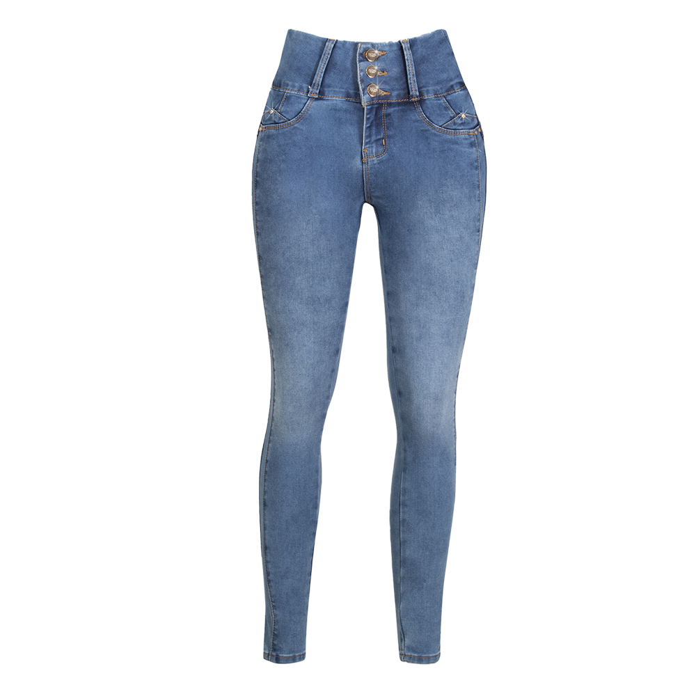 Jeans Pantalon Colombiano Levanta Pompa Skinny URISOL Excess by Praga Jeans EXC-016.