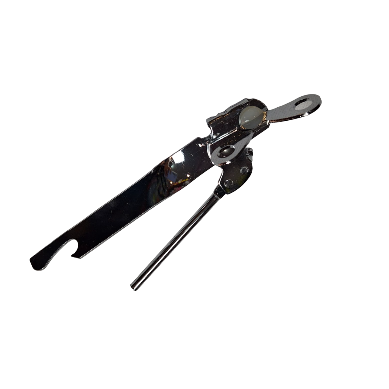 Abrelatas Acero Inoxidable Destapador Abre Fácil De Latas Color Plata