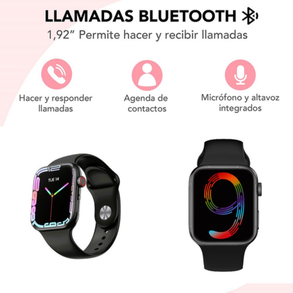 Reloj Inteligente I9 Pro Max Smartwatch, negro 