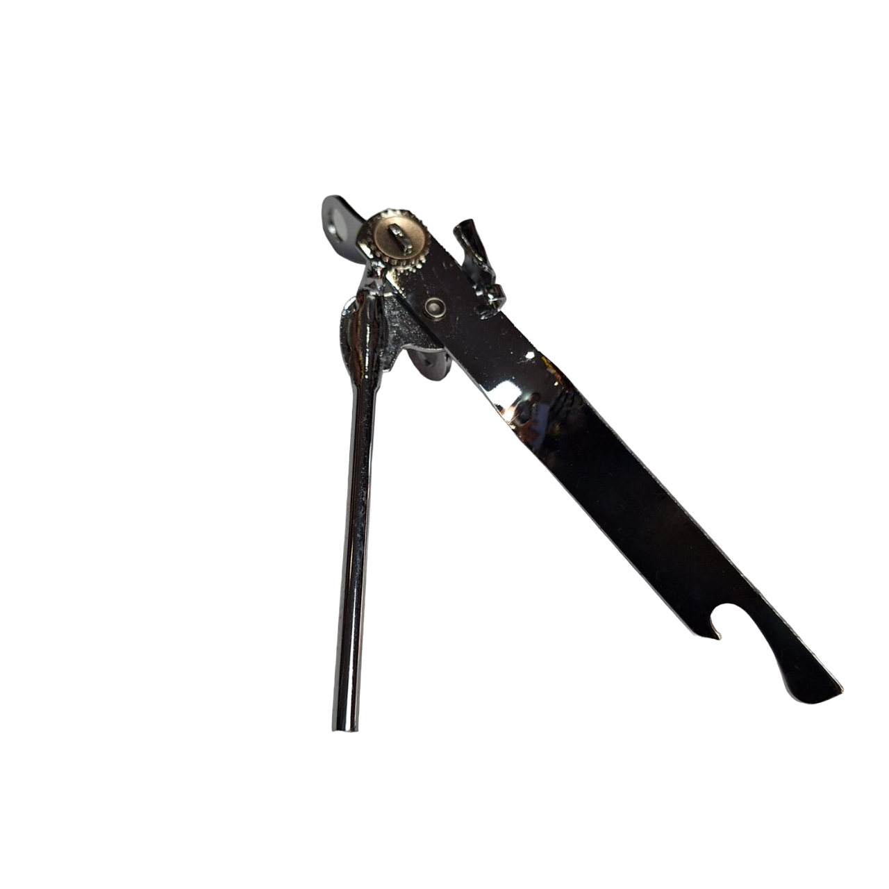 Abrelatas Acero Inoxidable Destapador Abre Fácil De Latas Color Plata