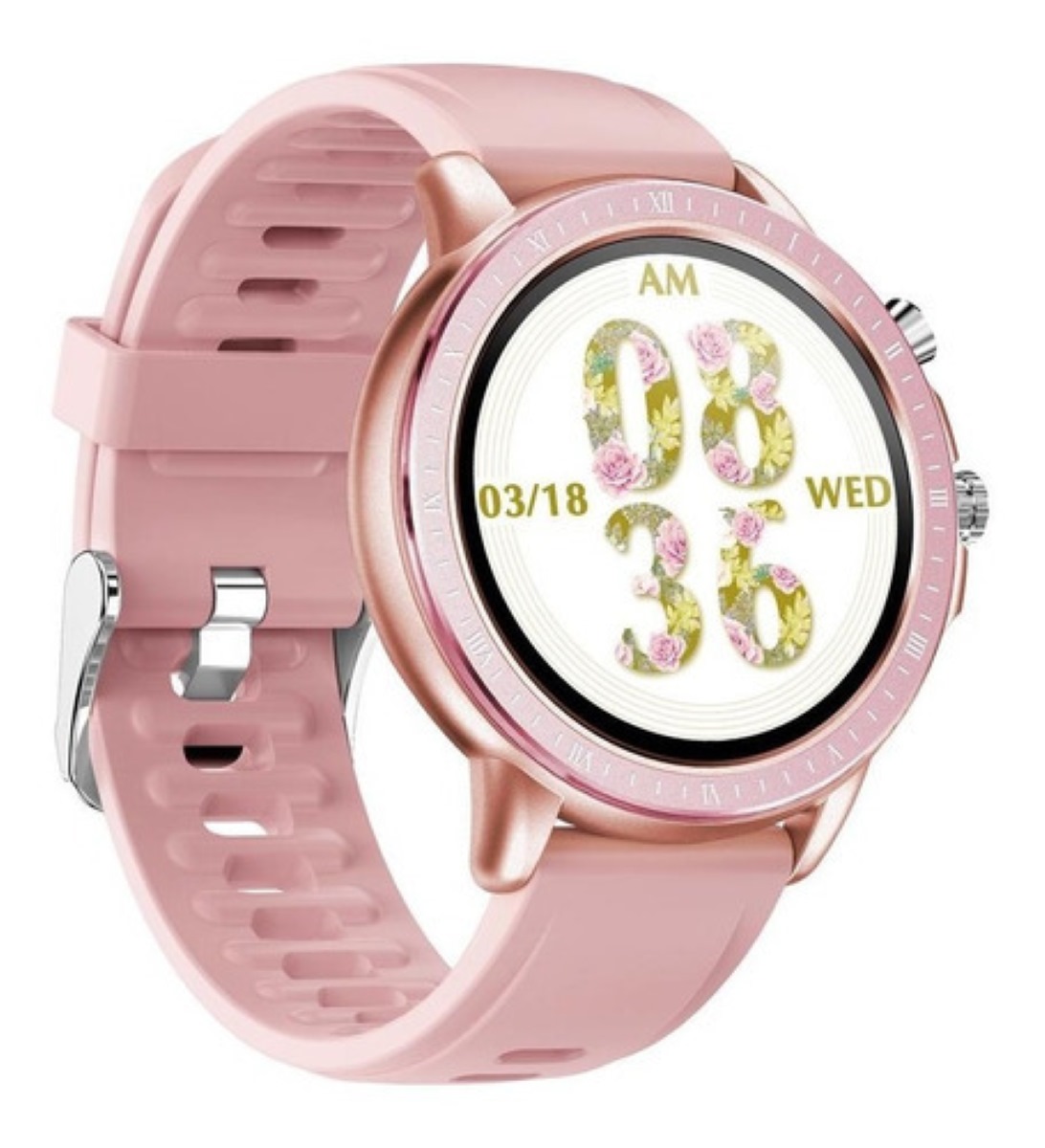 Reloj Inteligente Smartwatch S02 Android Diseño Elegante, Color Rosa.