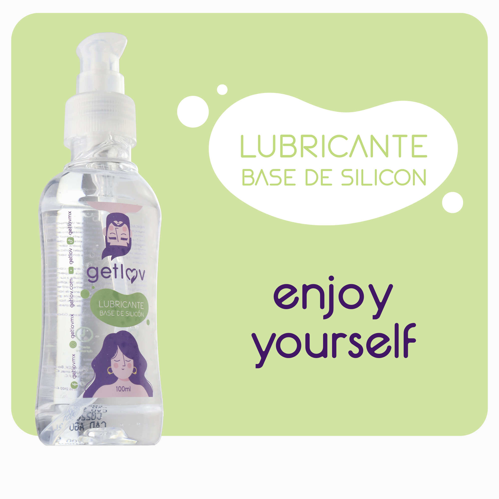 Gel Lubricante Base Silicón 100 Ml Getlov