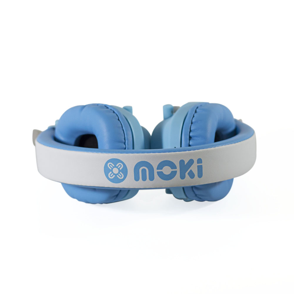 Audífonos de Diadema Bluetooth para Niño y Niña Exo Kids Azul Moki