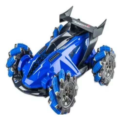 4wd Spray Stunt Truck Led 2.4g R/con Buggy Music Light Vapor Azul