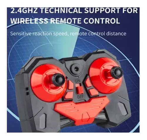 4wd Spray Stunt Truck Led 2.4g R/con Buggy Music Light Vapor Azul