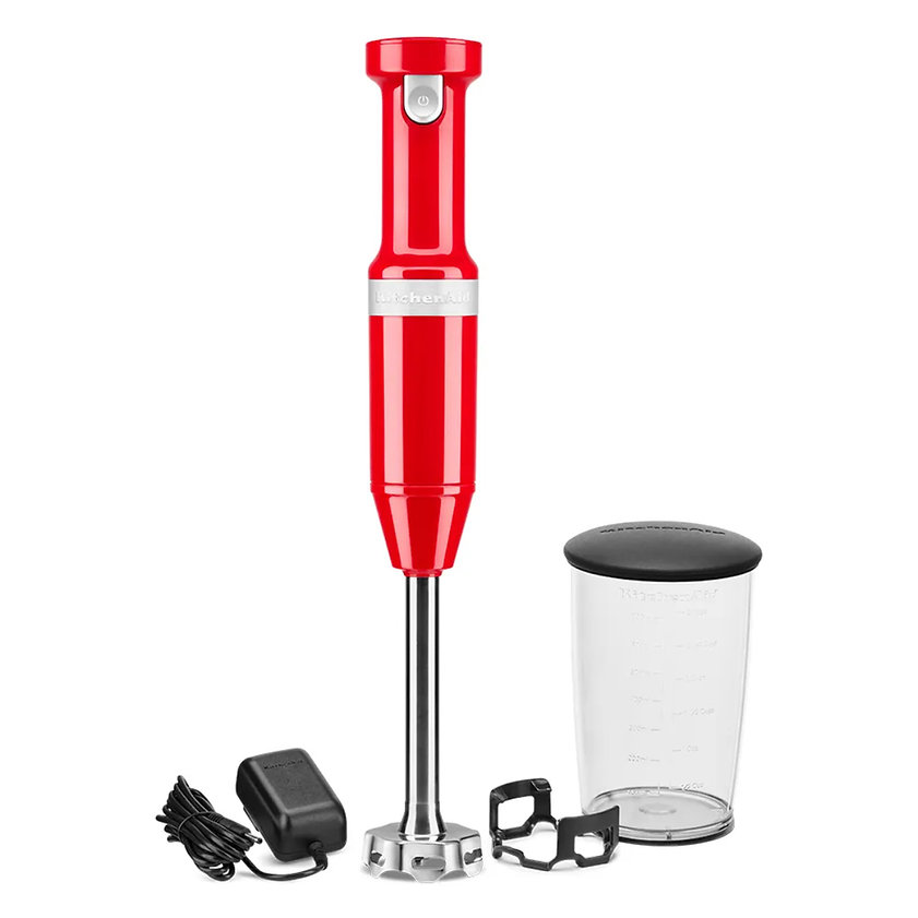 Licuadora inalámbrica de Mano Kitchenaid 7KHBBV53MPA Color Rojo Pasión.