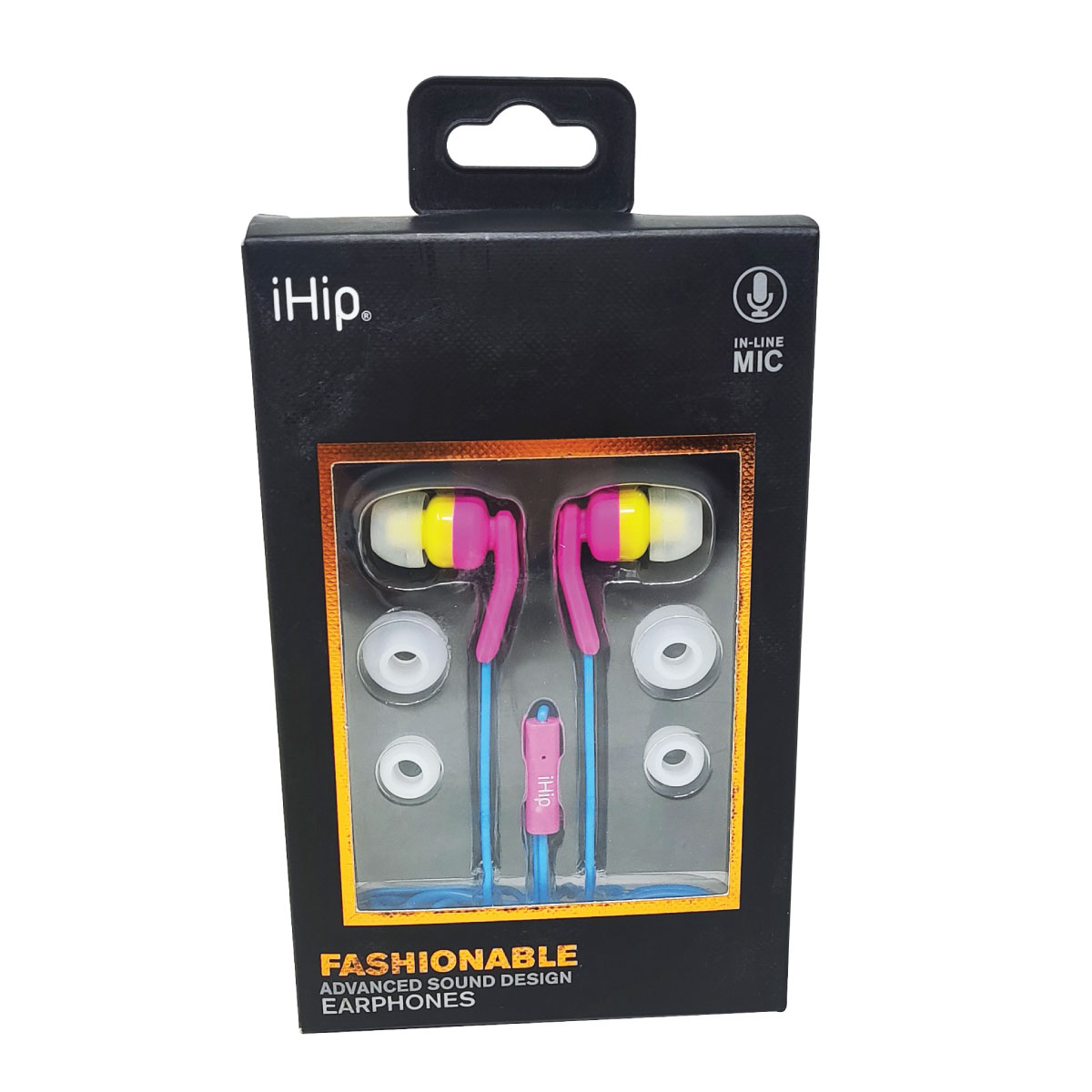 Audifonos Con Microfono Fashionable Rosa-azul Ihip Ipfash-3