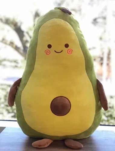 Hermoso Peluche Grande 40 Cm Aguacate Kawaii Tierno, Suave.