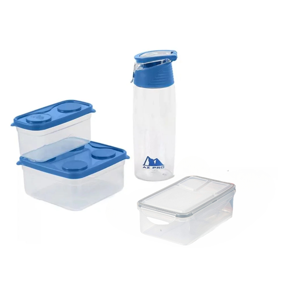Lonchera Expandible Artic Zone AZPro + 3 Tuppers + 1 Botella - Multicolor.