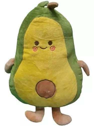 Hermoso Peluche Grande 40 Cm Aguacate Kawaii Tierno, Suave.