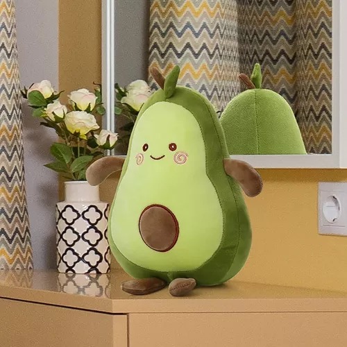 Hermoso Peluche Grande 40 Cm Aguacate Kawaii Tierno, Suave.