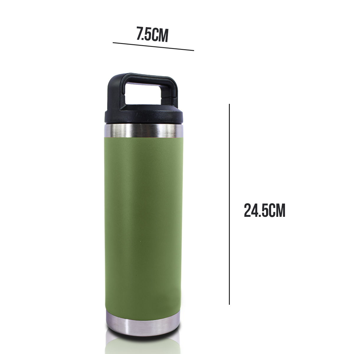 Yeti Botella Termica De Acero Inoxidable 18onz Colo Verde 