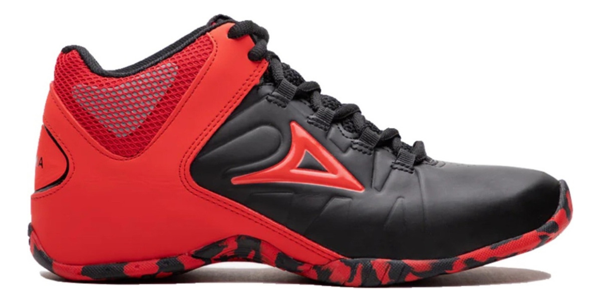 Tenis Pirma Bskt Hombre Sneakers Wilkins 795 Negro Rojo.