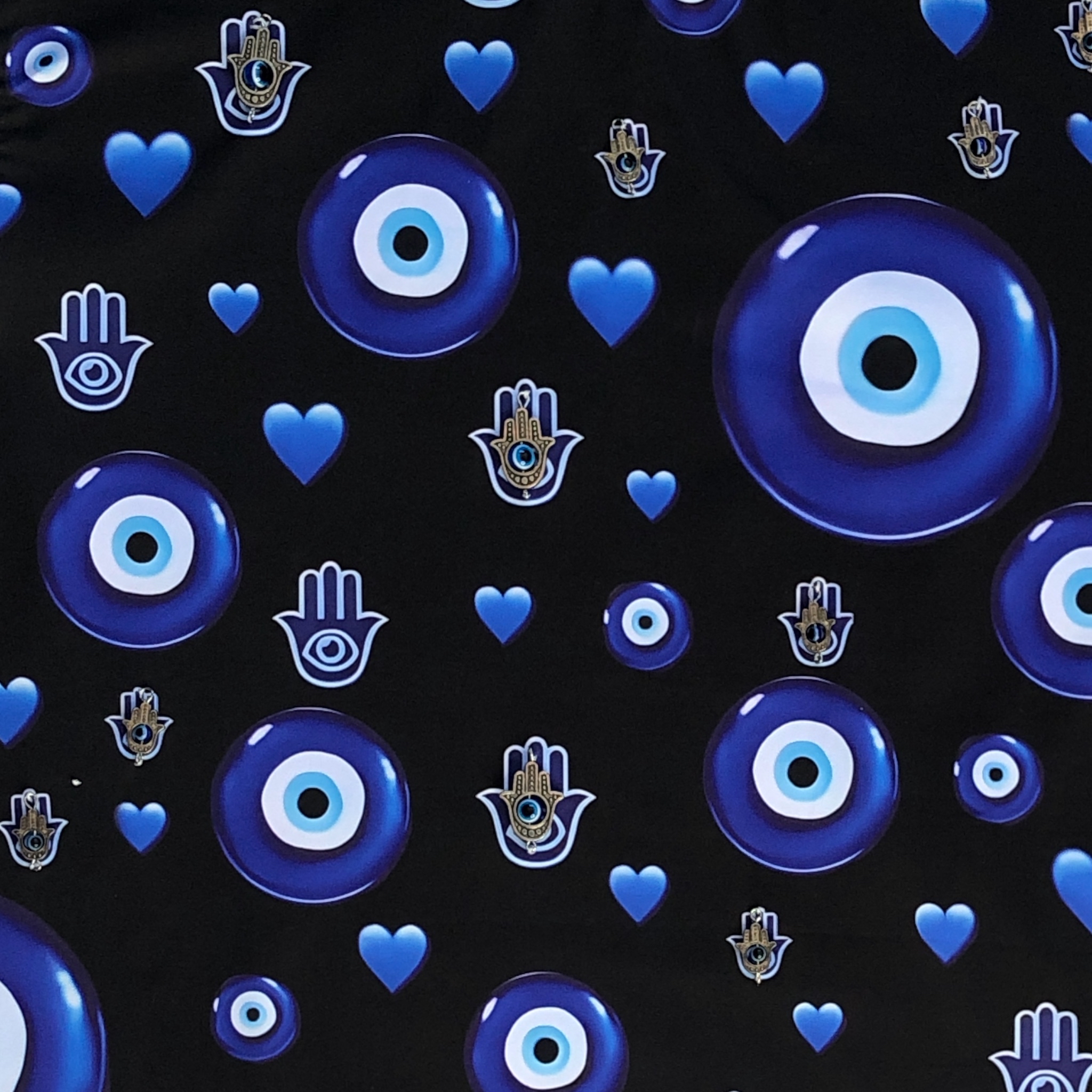 Playera Ojo Turco Black Curvy LC DESIGNS COLLECTION