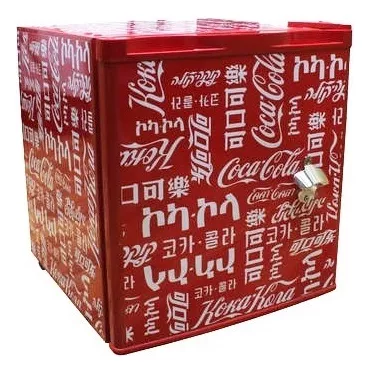 Frigobar Refrigerador Coca Cola Coke Dace 1.6 Pies 45 Litros Con Congelador