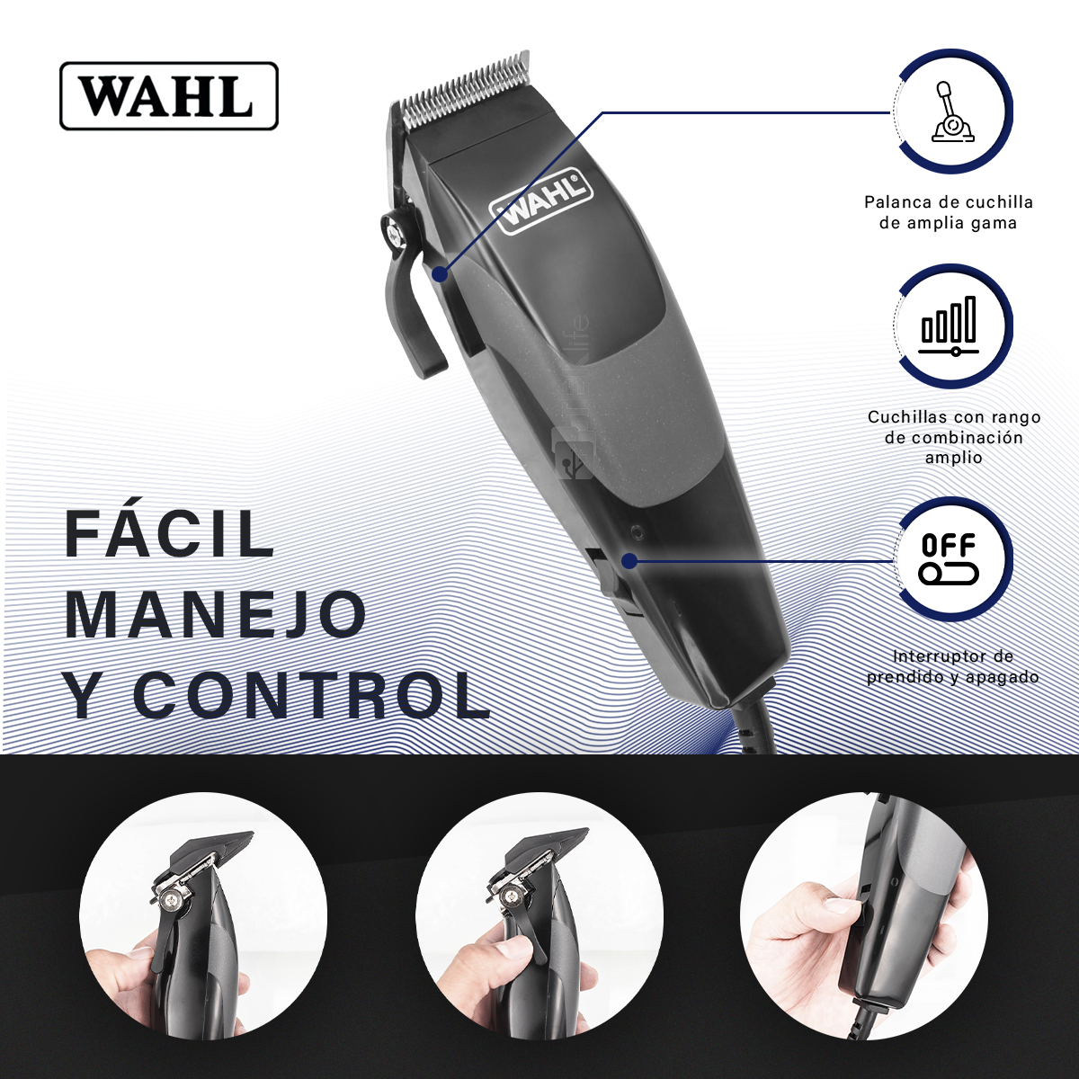 Juego De Cortadora De Cabello Sure Cut Wahl Semiprofesional Alambrica