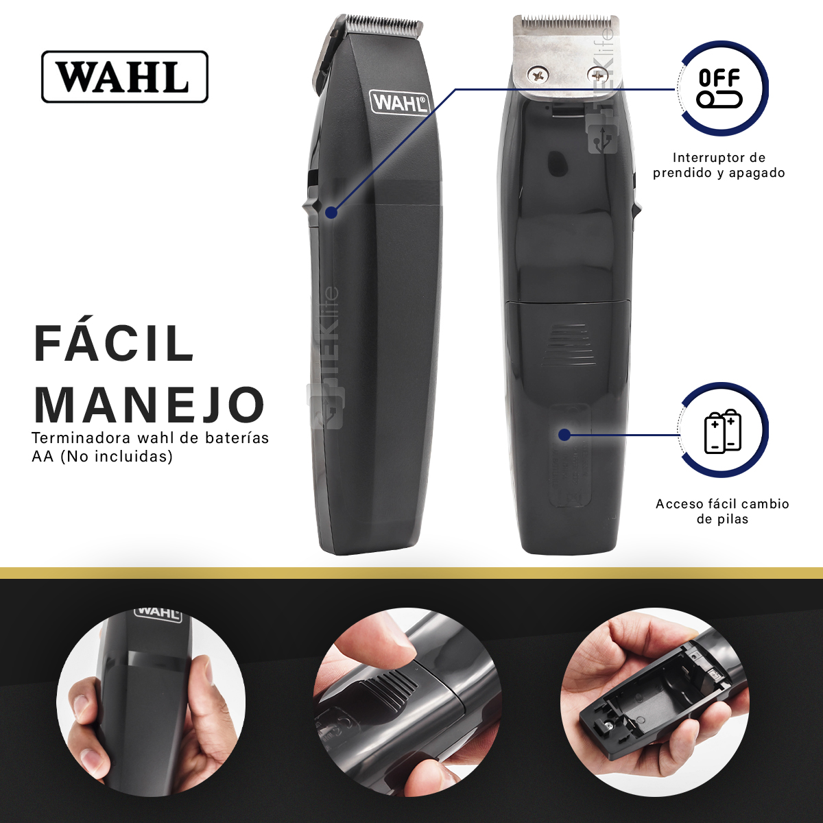 Corta Pelo Alambrica Delineadora Inalambrica Wahl Combo Pro Profesional