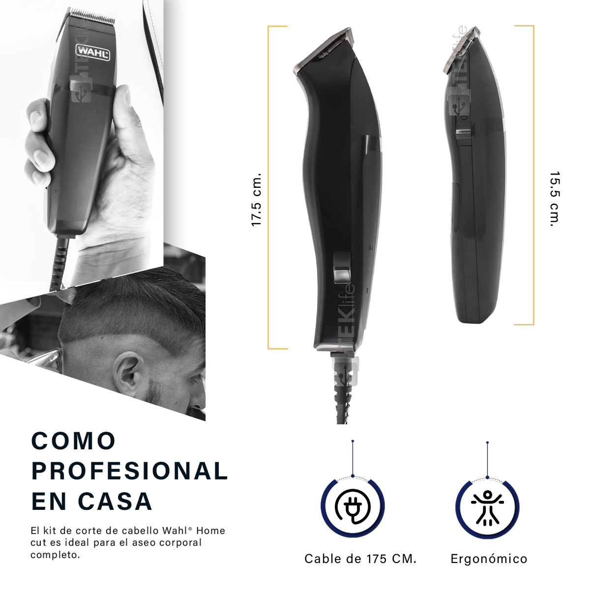 Corta Pelo Alambrica Delineadora Inalambrica Wahl Combo Pro Profesional