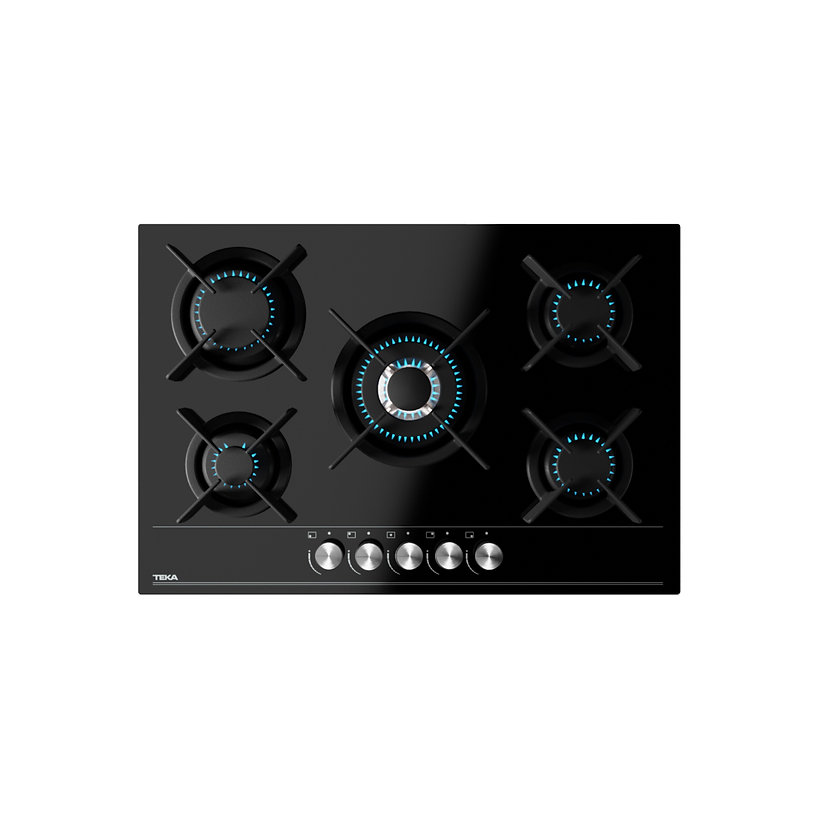 Combo Teka Pack Duetto Crystal 75 Campana y Parrilla Color Negro.