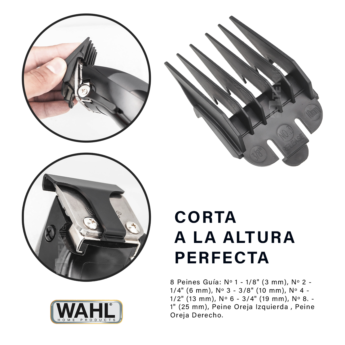 Corta Pelo Alambrica Delineadora Inalambrica Wahl Combo Pro Profesional