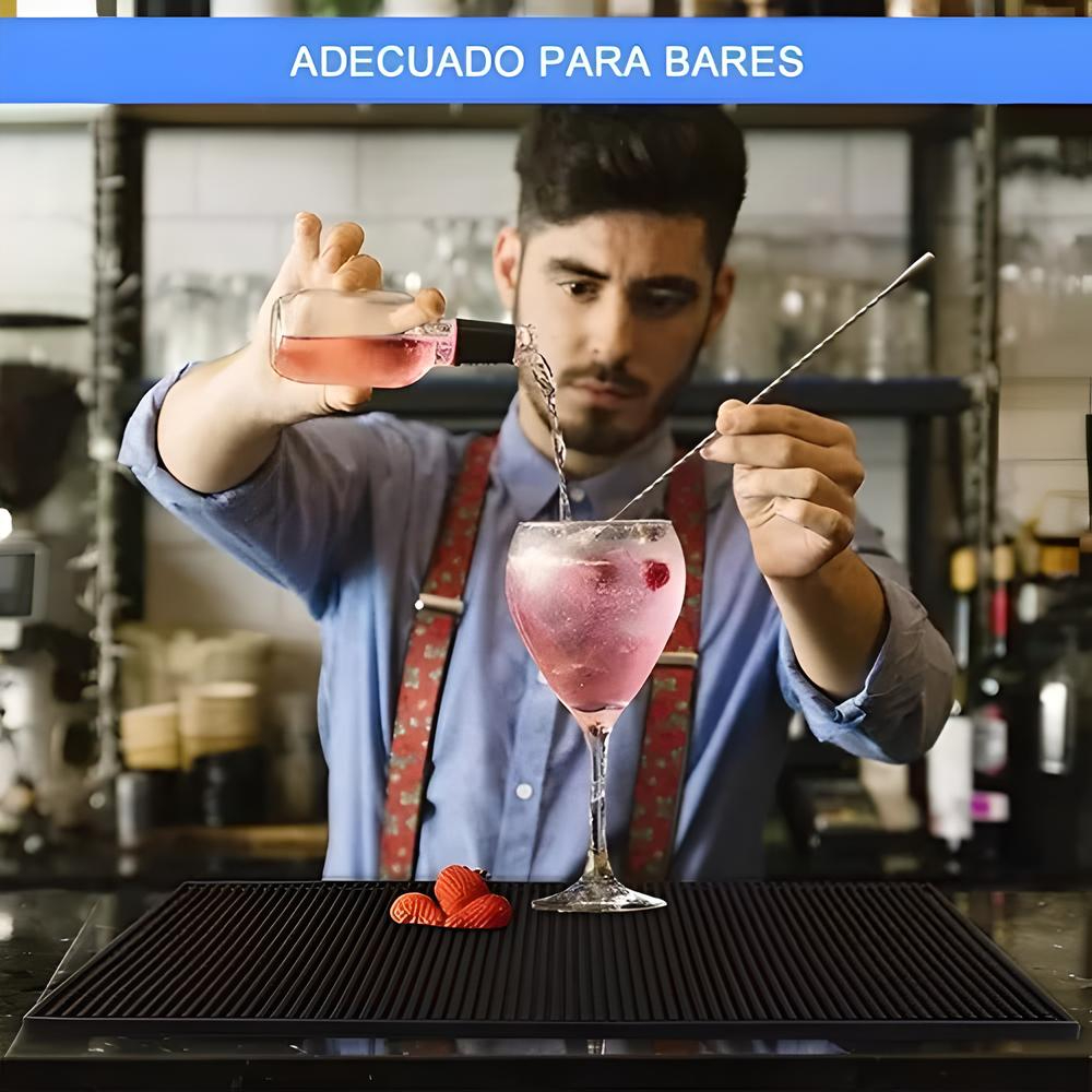 Tapete Para Bar Grande 45 X 30cm Barra Escurridor Barman