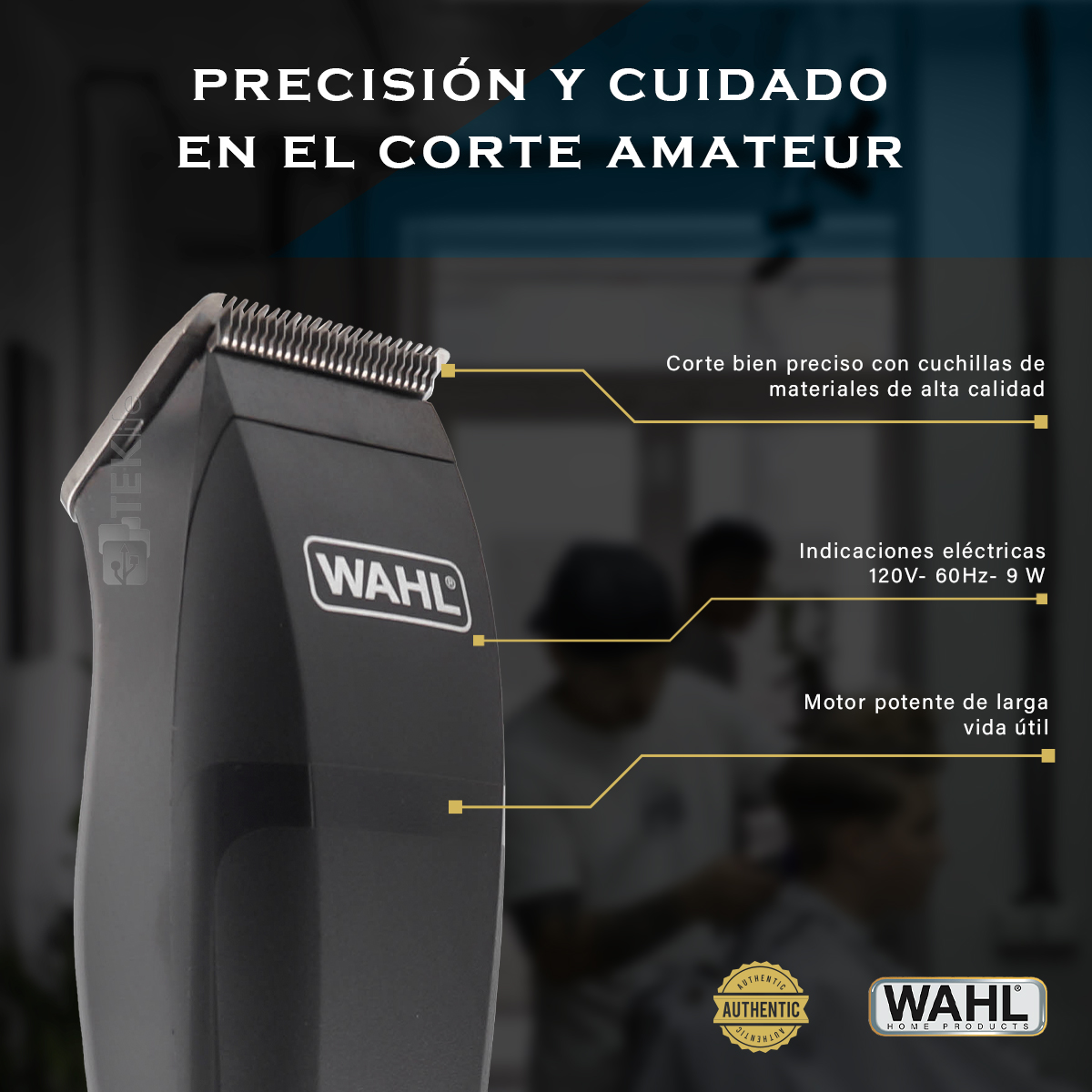 Corta Pelo Alambrica Delineadora Inalambrica Wahl Combo Pro Profesional