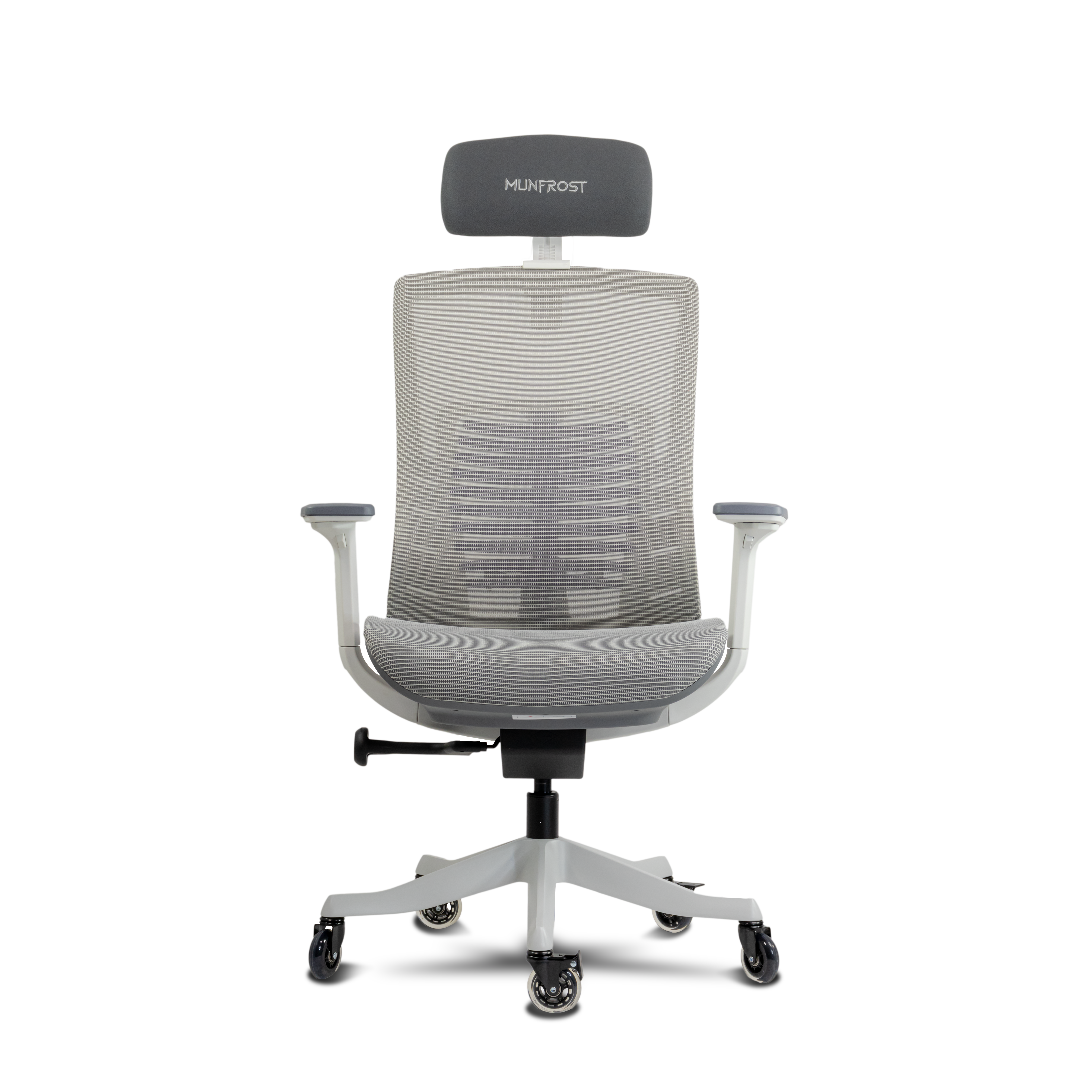 Silla Gamer Munfrost NASH Blanca Reclinable Soporte Lumbar Capacidad 180Kg Brazos 3D
