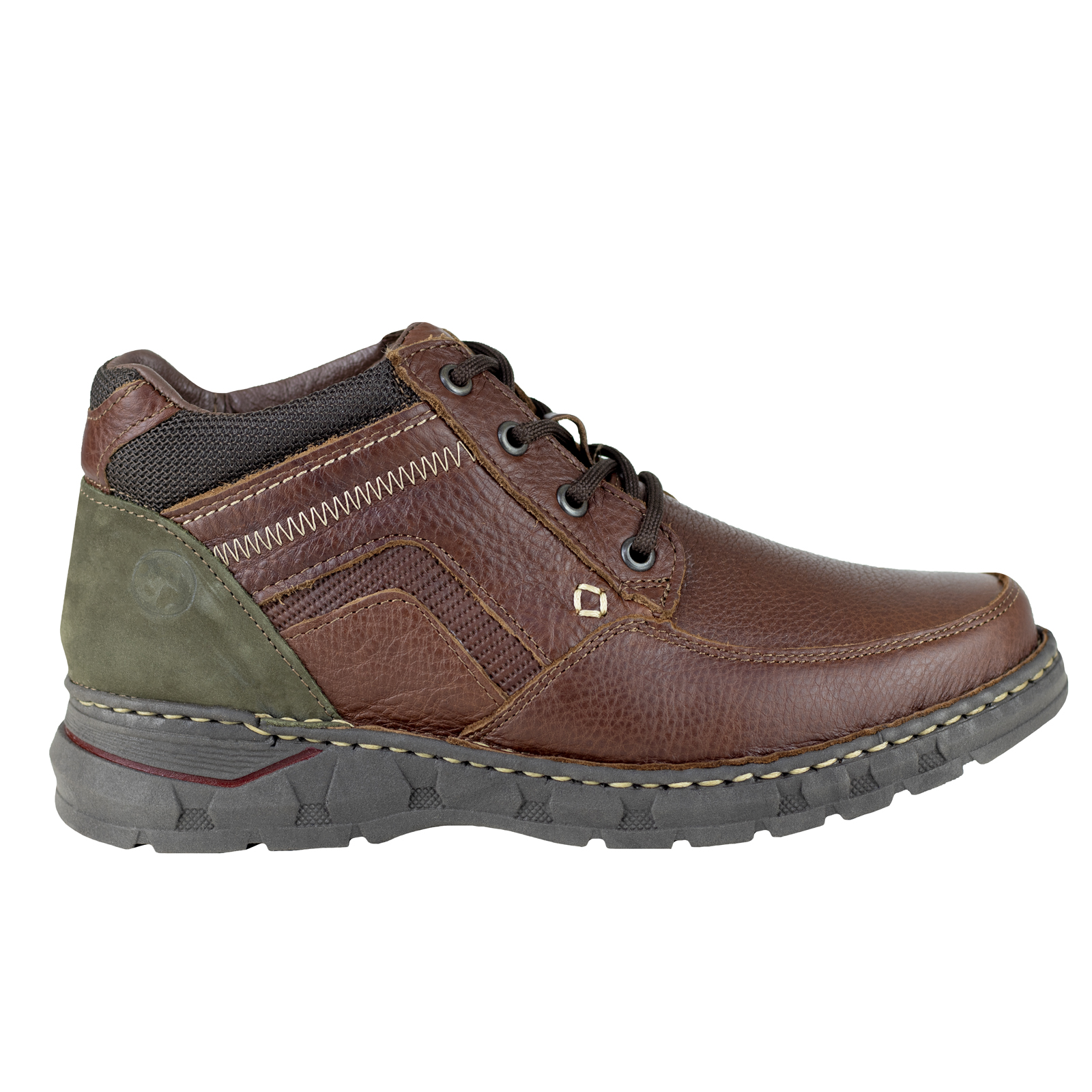 Botines Casuales Semivestir Para Hombre Lobo Solo 9088 Musgo.