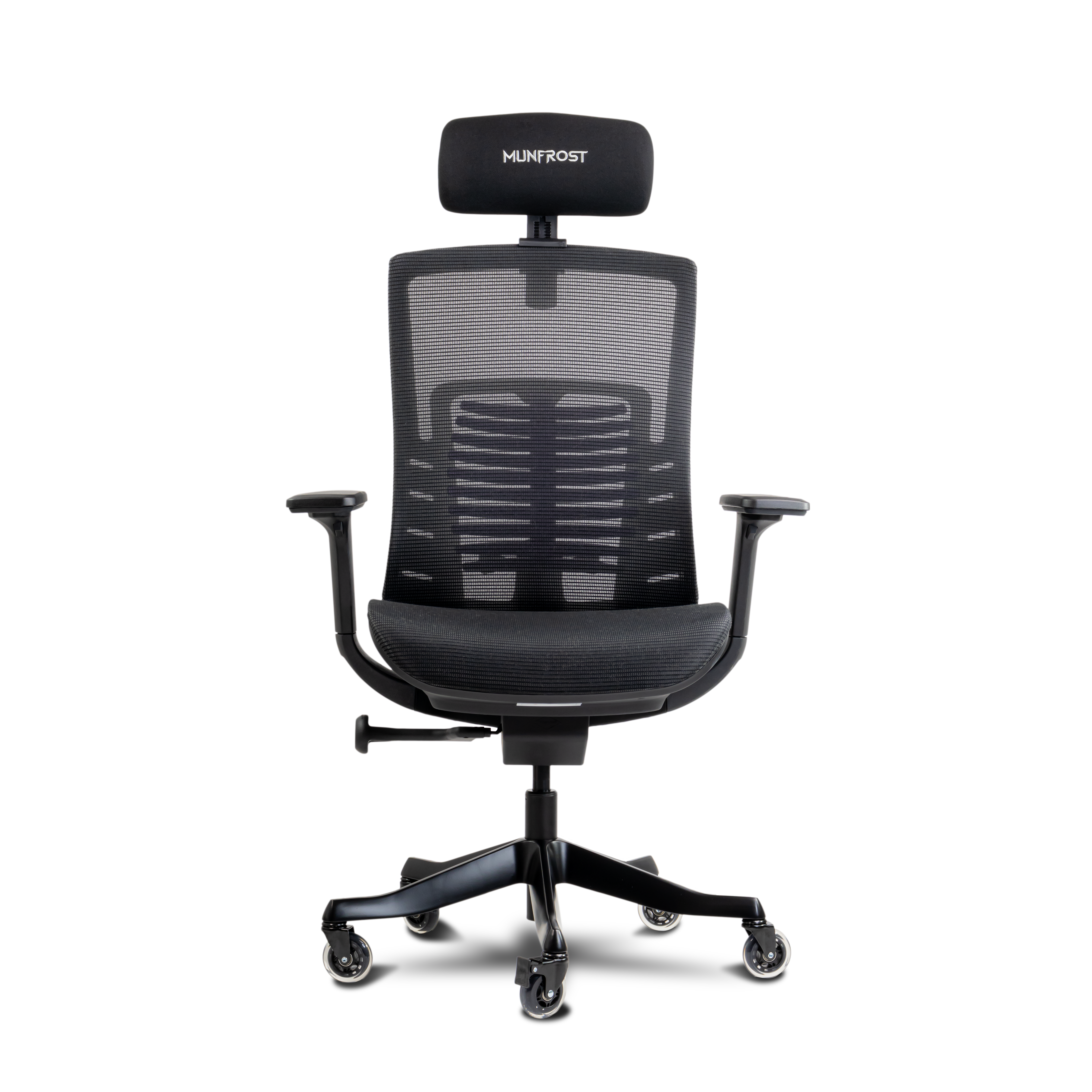 Silla Gamer Munfrost NASH Negra Reclinable Soporte Lumbar Capacidad 180Kg Brazos 3D