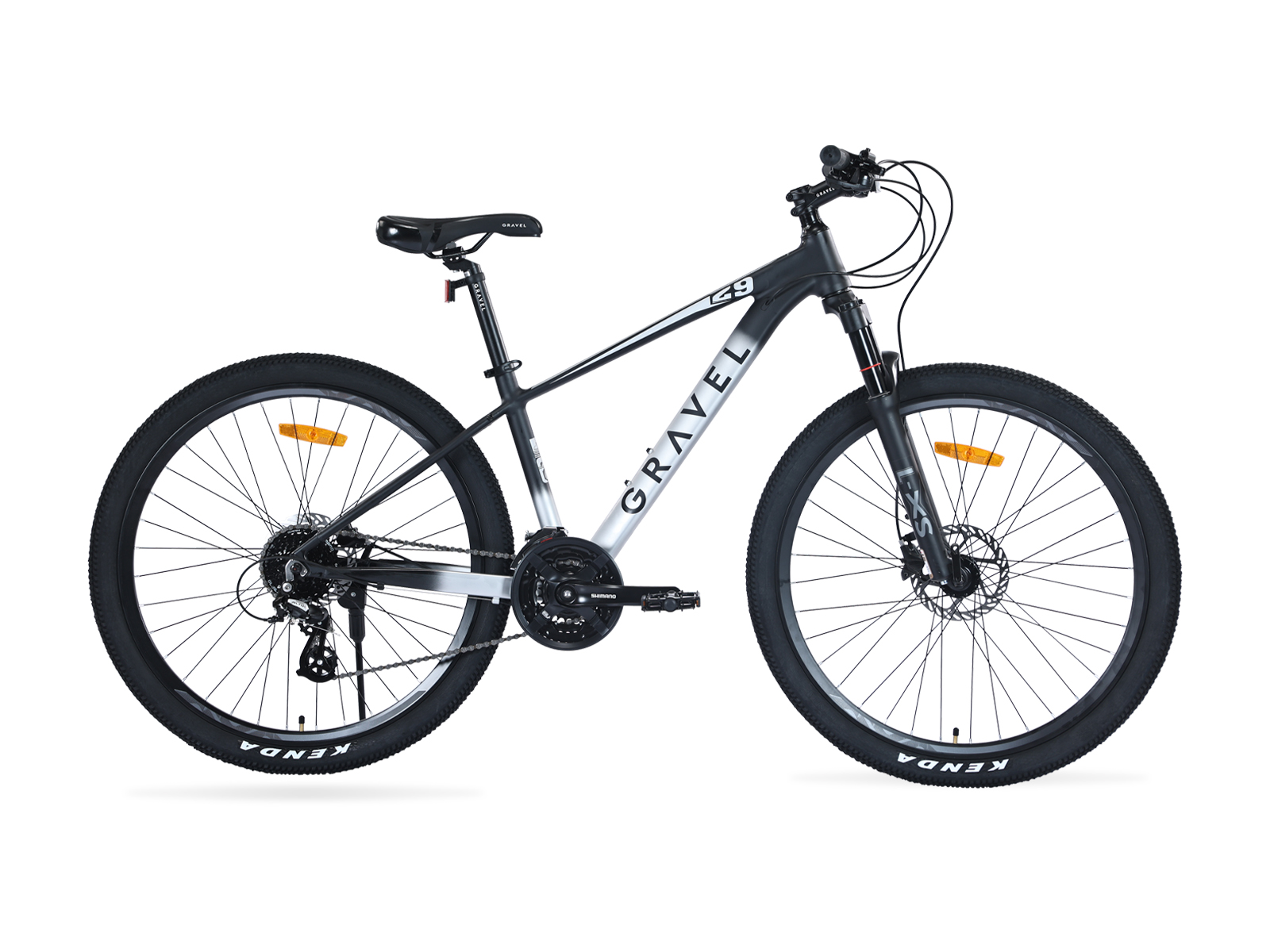 Bicicleta Gravel Andes Mtb De Montaña R29 24v Shimano Altus Color Plateado Tamaño del cuadro S.