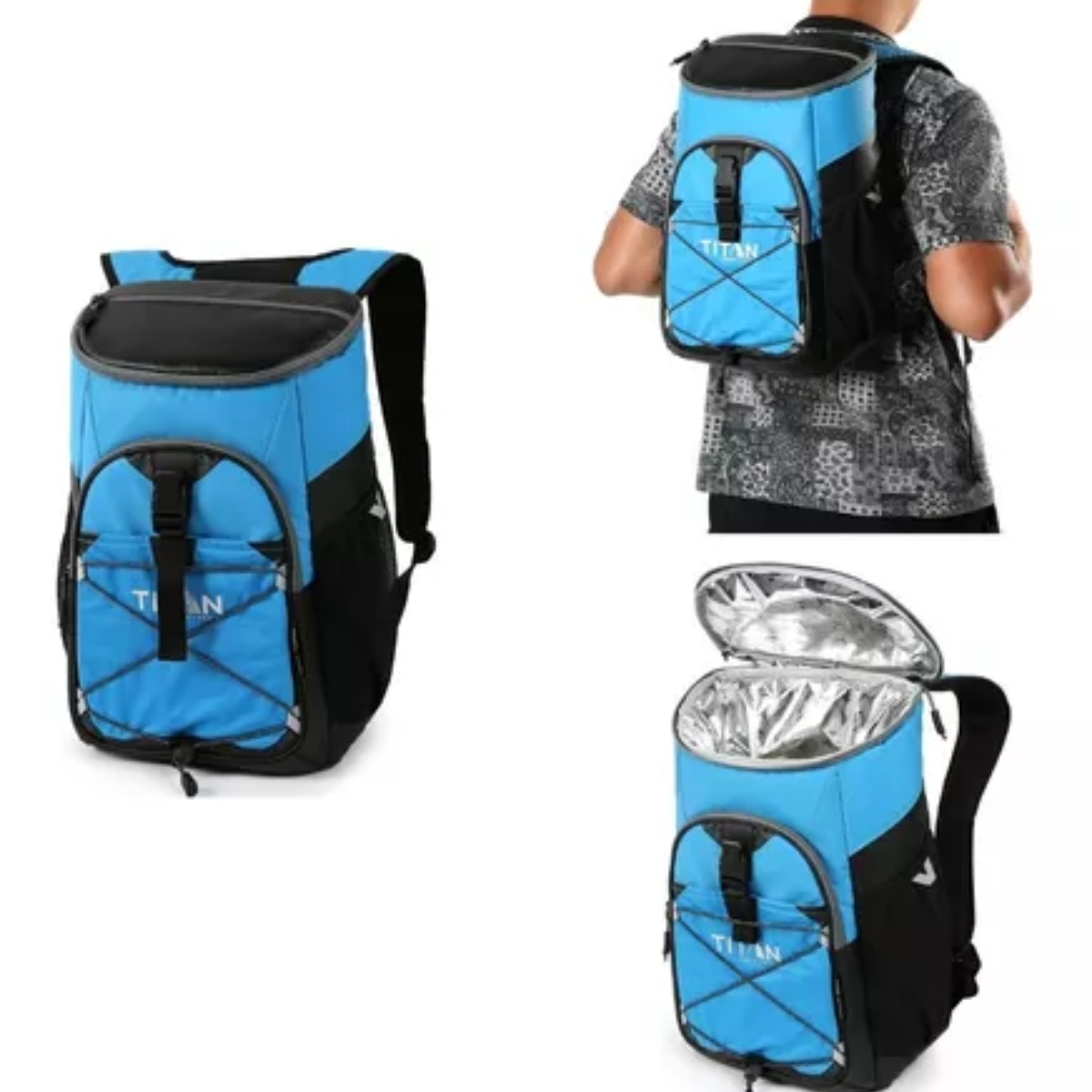 Hielera Tipo Mochila Titan Backpack Deep Freeze 24 Latas Aislamiento - Multicolor