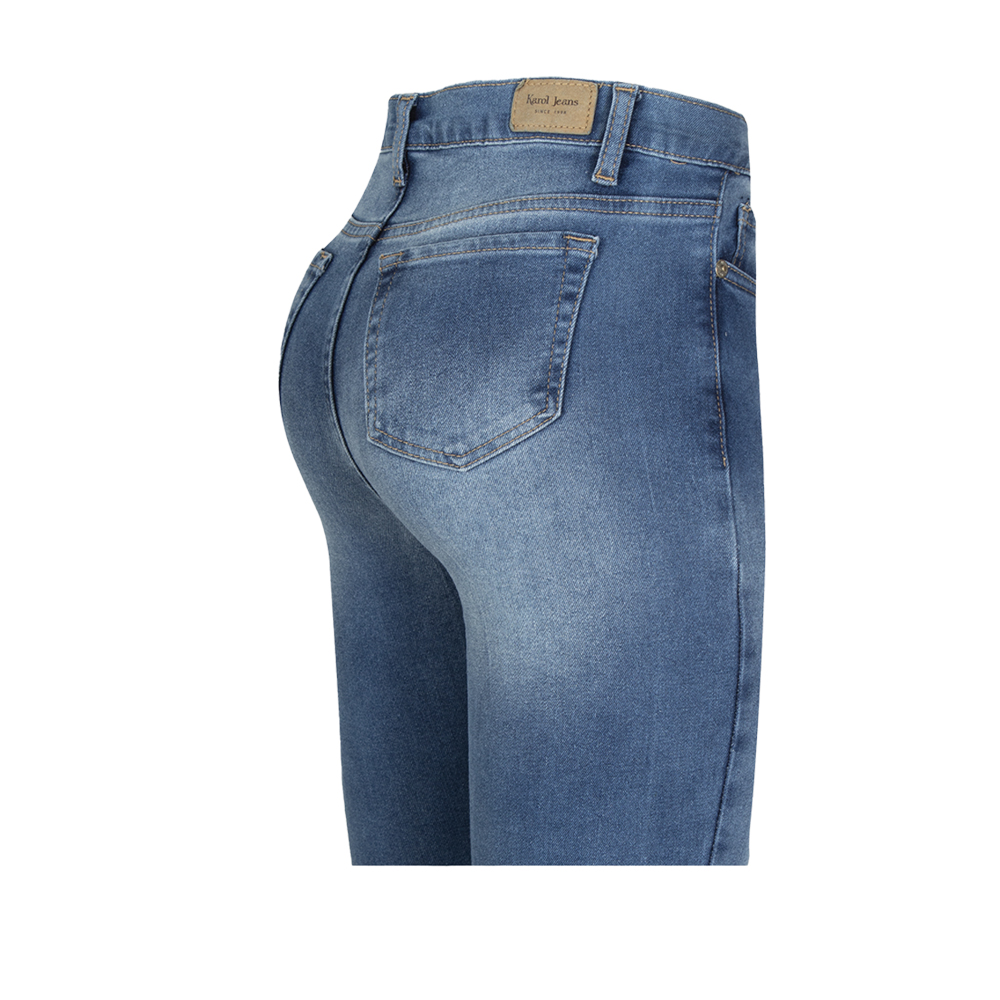 Pantalon Basico Dama Skinny ROCIO B  Karol by Praga Jeans .