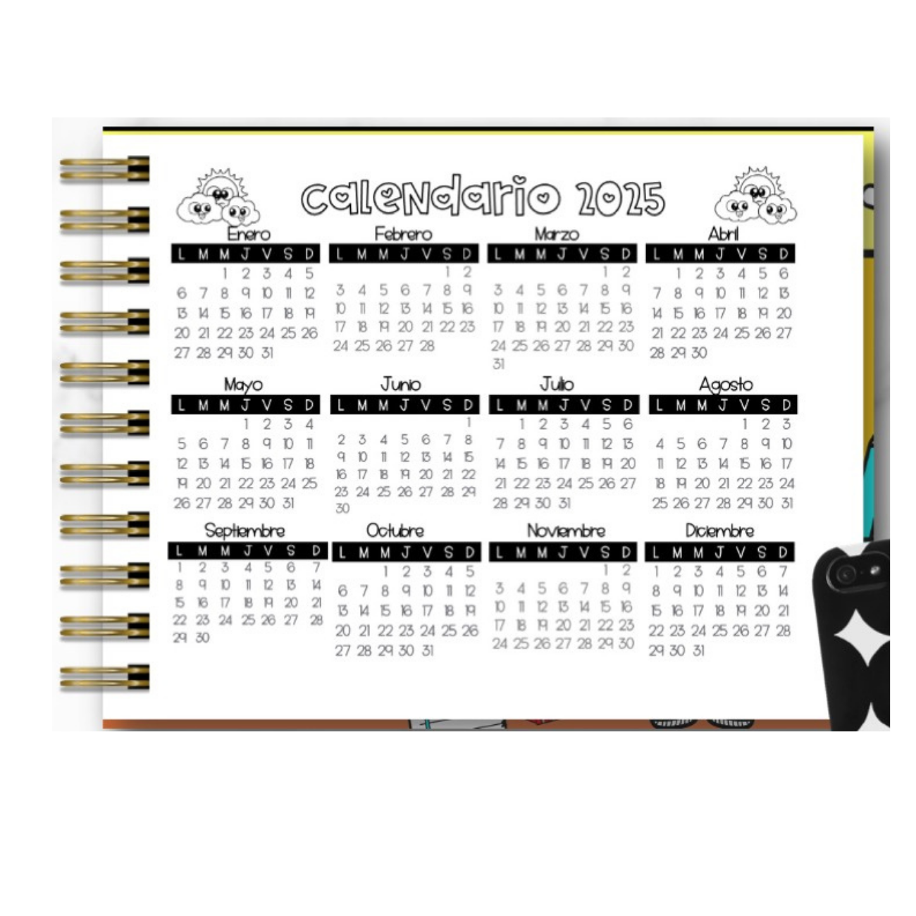 Agenda Docente Animada 24 - 25 Mod. Varios 06