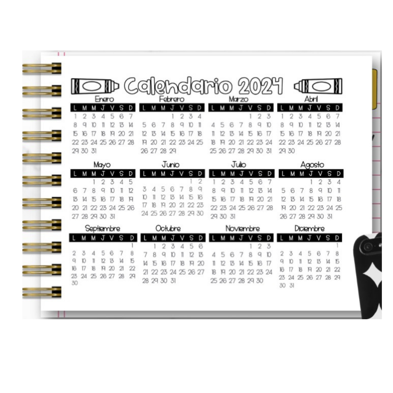 Agenda Docente Animada 24 - 25 Mod. Varios 07