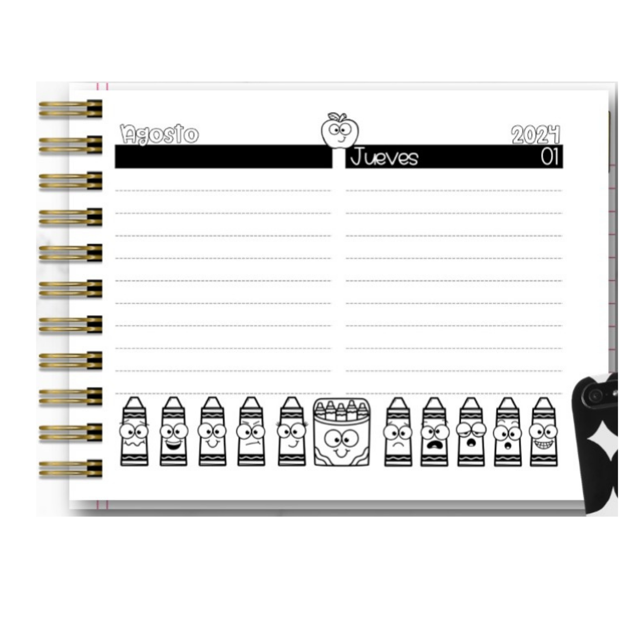 Agenda Docente Animada 24 - 25 Mod. Varios 07