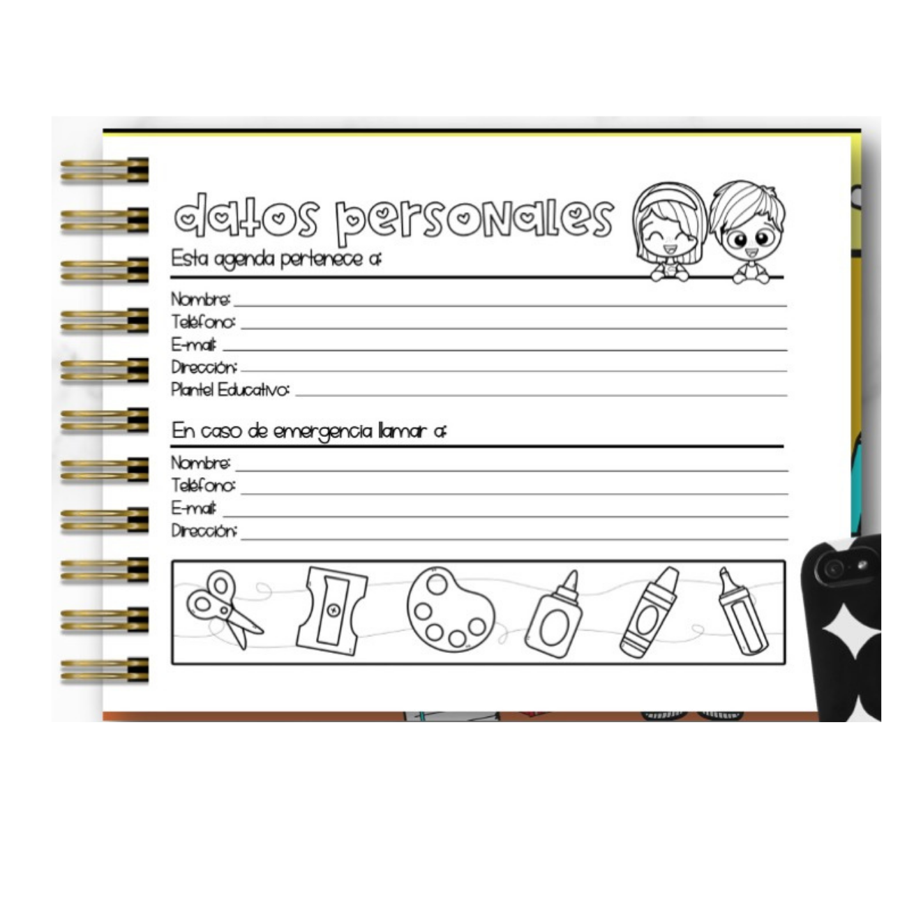 Agenda Docente Animada 24 - 25 Mod. Varios 06