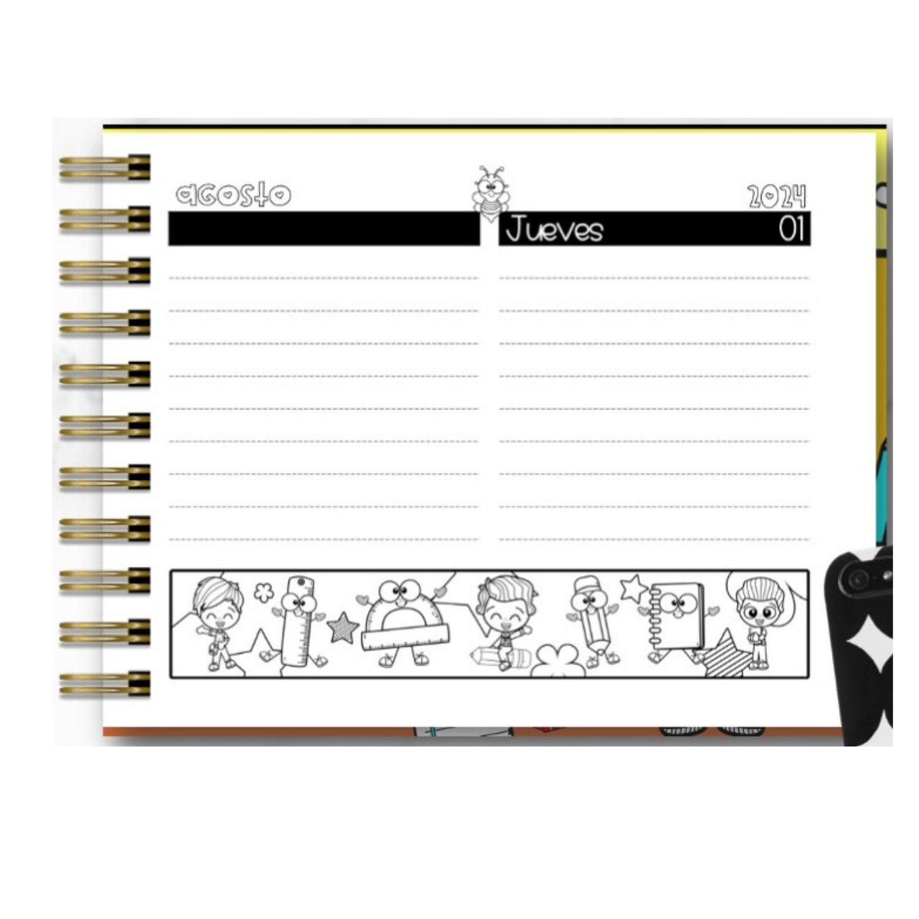 Agenda Docente Animada 24 - 25 Mod. Varios 06