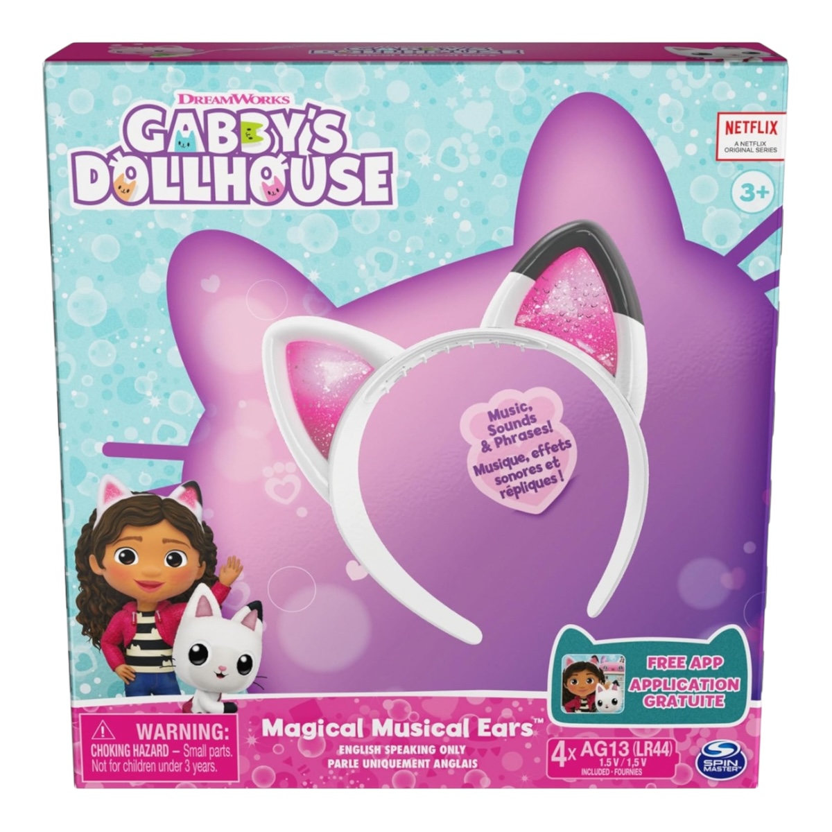 Juguete Gabby´s Dollhouse: Orejas Mágicas Musicales +3.