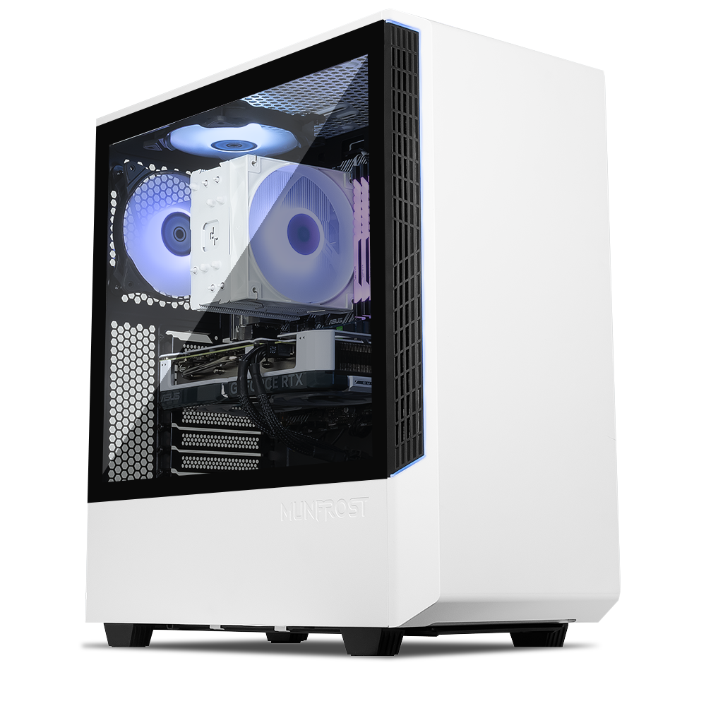 Computadora PRIDE GAMING PENGUIN RYZEN 5 5600X RTX 4060 TI 32GB RAM 1TB SSD M.2 NVMe