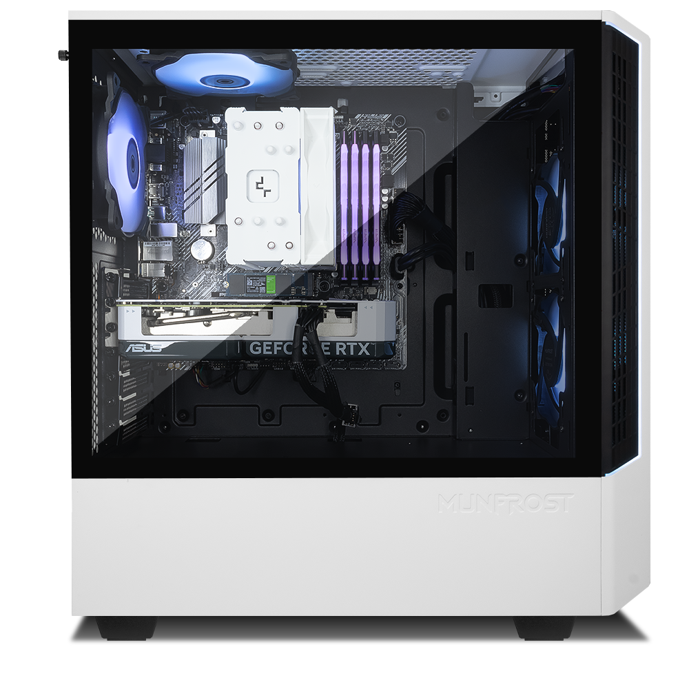 Computadora PRIDE GAMING PENGUIN RYZEN 5 5600X RTX 4060 TI 32GB RAM 1TB SSD M.2 NVMe