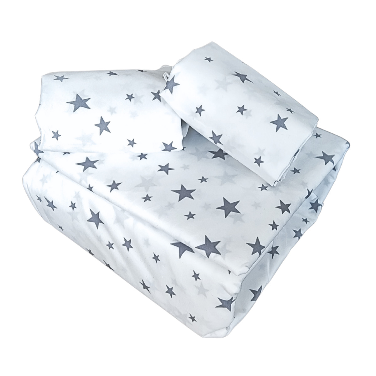 Juego de Sábanas de Microfibra Koala Estampada  -King size -Estrella Gris