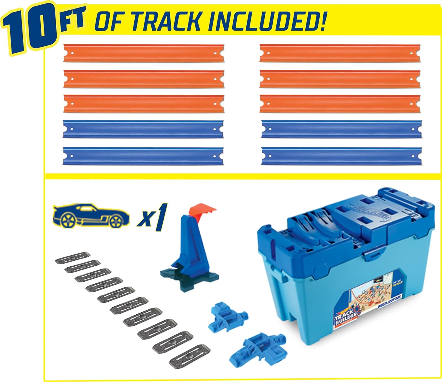 Hot Wheels Track Builder Caja Multiacrobacias